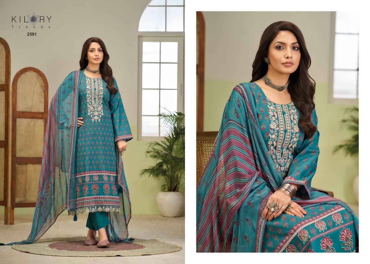 RANGMANCH By KILORY TRENDS 2591 To 2596 Series Beautiful Festive Suits Colorful Stylish Fancy Casual Wear & Ethnic Wear Pure Lawn Cotton Dresses At Wholesale Price